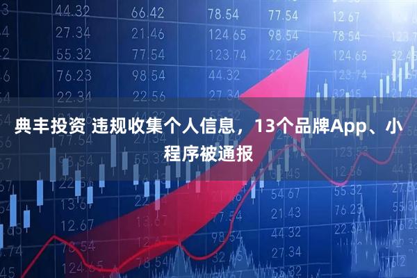 典丰投资 违规收集个人信息，13个品牌App、小程序被通报